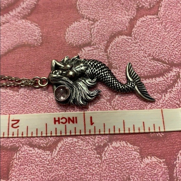 925 & Pewter J.Guthrie 1991 Mermaid Necklace - Picture 7 of 7